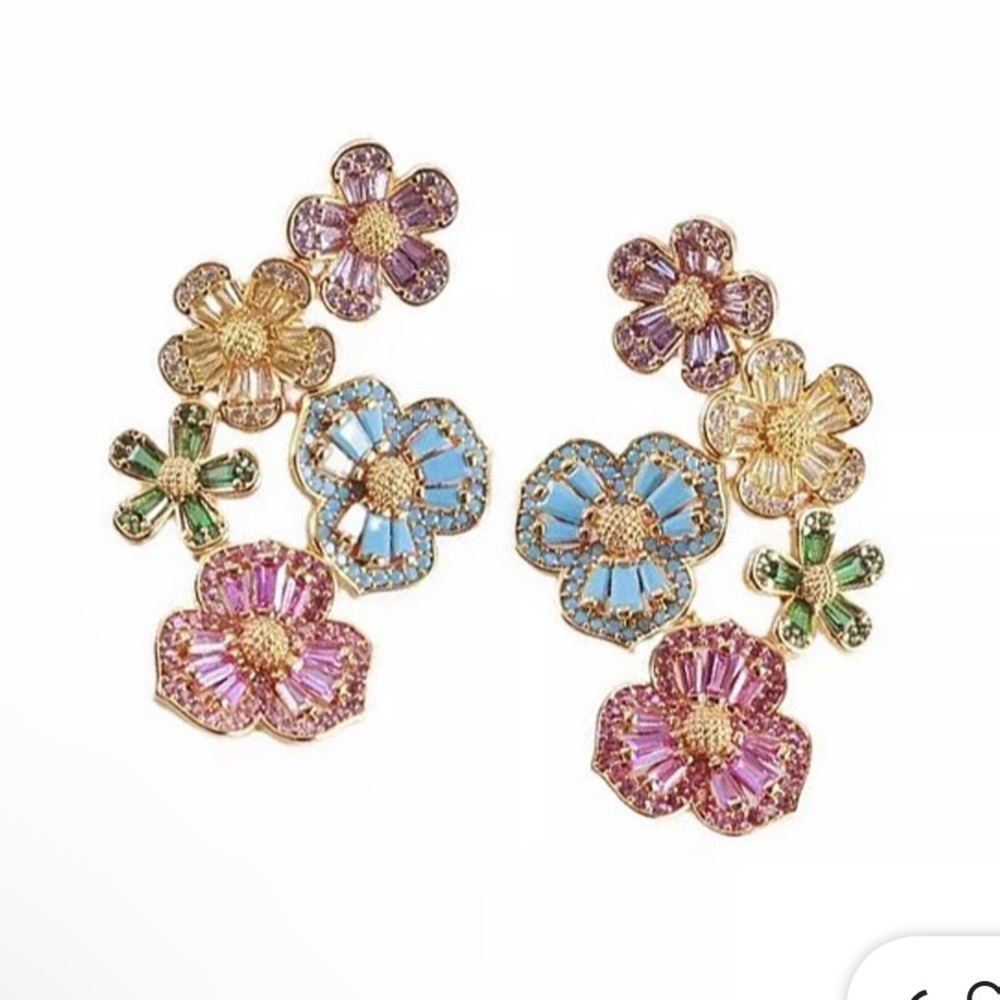Kate Spade Fleurette Statement Earrings - Picture 3 of 6